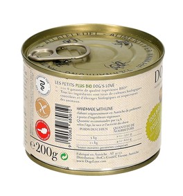 Pollo Bio con Grano Saraceno, Sedano e Basilico per Cani - 3