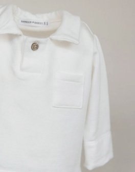 Polo Maniche Lunghe Bimbo - Off White - 3