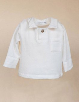 Polo Maniche Lunghe Bimbo - Off White - 2
