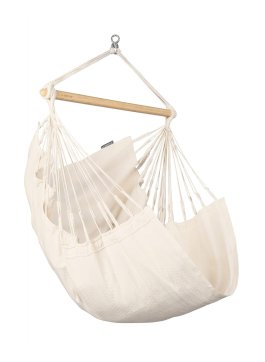 Poltrona Sospesa Habana Latte in Cotone Biologico - 1