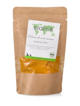 Polvere di Rosa Canina Bio - Integratore per Animali Domestici - 1