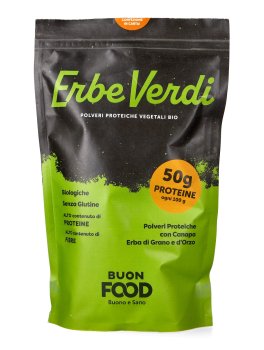 Polveri Proteiche Vegetali Bio e Senza Glutine - Erbe Verdi - 1