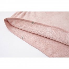 Poncho Bimba in Spugna di Bambu Organico - Rosa - 3