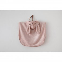 Poncho Bimba in Spugna di Bambu Organico - Rosa - 4
