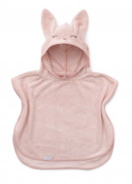 Poncho Bimba in Spugna di Bambu Organico - Rosa - 1