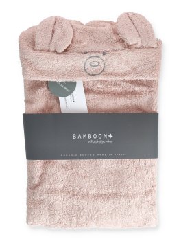 Poncho Bimba in Spugna di Bambù - Warm Pink - 3