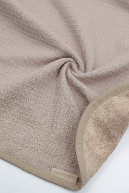 Poncho Bimbo in Spugna Waffle - Mocha Sand - 3