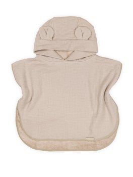 Poncho Bimbo in Spugna Waffle - Mocha Sand - 1