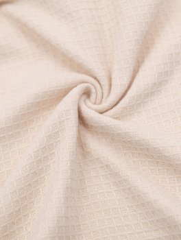 Poncho Bimbo in Spugna Waffle - Warm White - 3