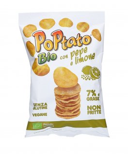 PoPtato Bio  - Patatine con Pepe e Limone - 1