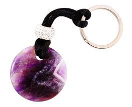 Portachiavi a Disco Ametista