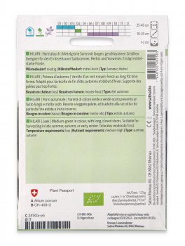 Semi di Porro Autunnale Bio - Hilari - 2