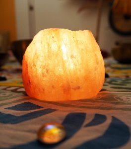 Porta Candela di Sale Rosa dell'Himalaya - 4