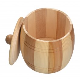 Porta Farina in Legno -  2 kg - 3