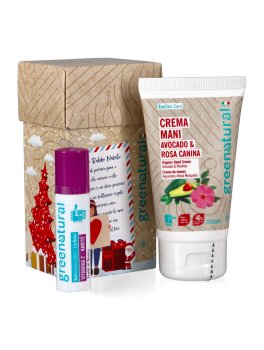 Porta Gioie "Lettera a Babbo Natale" con Crema Mani Protettiva e Balsamo Labbra - 1