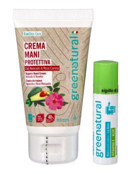 Porta Gioie Marzapane - Crema Mani Protettiva + Stick Labbra Aloe - 2