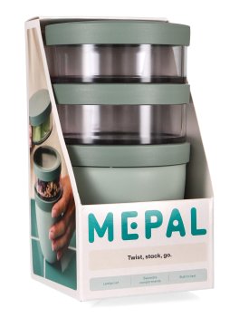 Porta Snack Impilabile "Ellipse" Salvia Nordica - 2