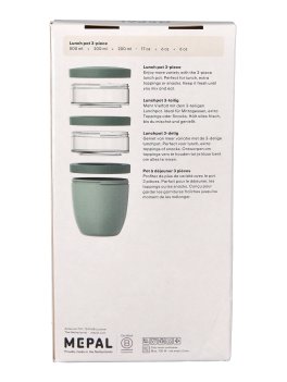 Porta Snack Impilabile "Ellipse" Salvia Nordica - 6