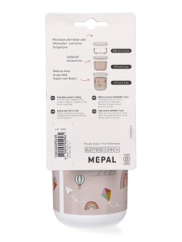 Porta Snack Impilabile Mepal Mio - 3 Pezzi - Sunshine & Rainbow - 3