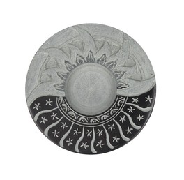 Portacandela Sole Luna in Pietra Saponaria