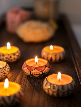 Portacandele in Ceramica Tala Glow - 4