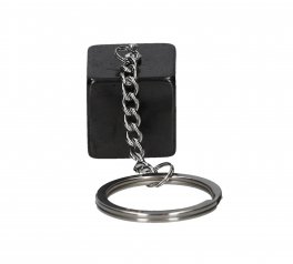 Portachiave Shungite Cubo mod. 2021 in Inox - Made in Italy - 2