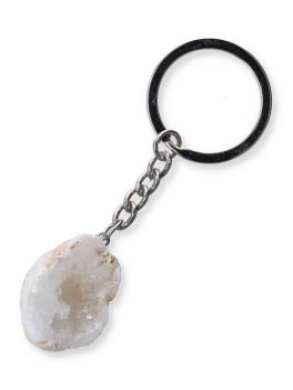 Portachiavi in Geode di Agata Grezza - 2