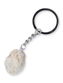 Portachiavi in Geode di Agata Grezza - 3