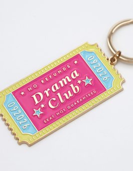 Portachiavi Smaltato "Drama Club Ticket Show" - 3