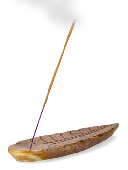 Portaincensi in Pietra Saponaria - Foglia - 1