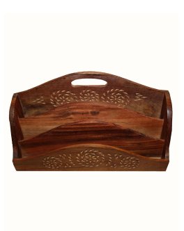 Portalettere in Legno con Intagli - 2