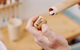 Portaspazzolino in Bamboo - Toothbrush Case - 2