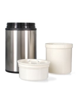 Portavivande Termico in Acciaio Inox "Constant" con 2 Contenitori - 3