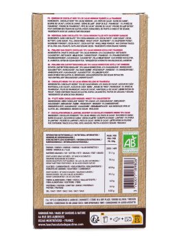Praline di Cioccolato Fondente Ripiene al Lampone Bio - 3