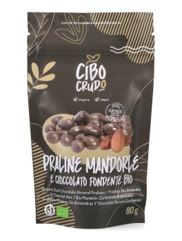 Praline di Mandorle e Cioccolato Fondente Bio - 1