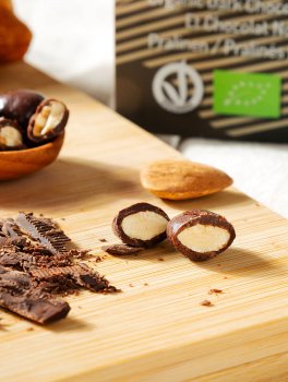Praline di Mandorle e Cioccolato Fondente Bio - 3
