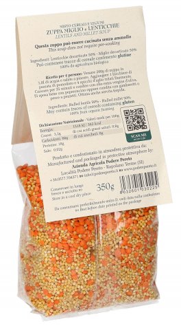 Preparato per Zuppa Miglio e Lenticchie - 2