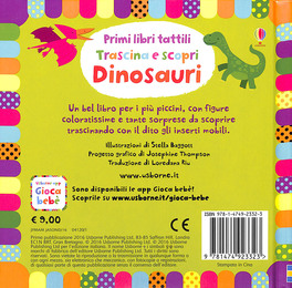 Primi Libri Tattili - Trascina e Scopri - Dinosauri — Libro - 2