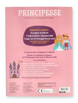 Principesse - Attività, Tatuaggi e Sticker — Libro - 4