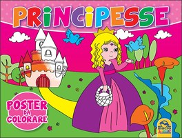 Principesse - Poster da Colorare — Libro - 1