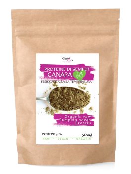 Proteine di Canapa Biologica in Polvere - 500 g - 1