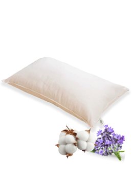 Provenza -  Cuscino in Cotone Bio e Fiori di Lavanda Bio - 1