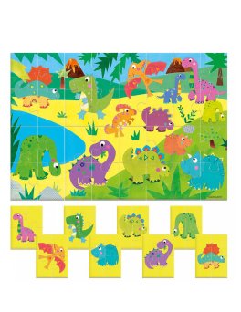Puzzle 8+1 - Dinosaurs - 3