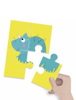 Puzzle 8+1 - Dinosaurs - 4