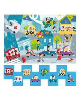 Puzzle 8+1 - The City - 3