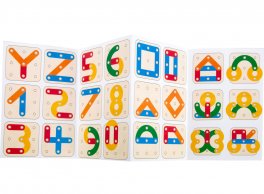 Puzzle ad Incastro Lettere e Numeri - 7