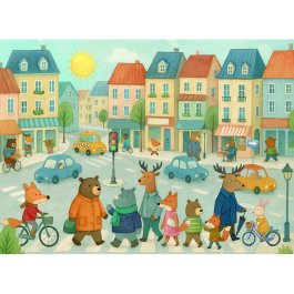Puzzle Day e Night - La Città - 4