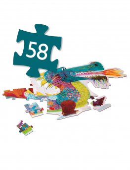 Puzzle Gigante 58 Pezzi - Leon Il Drago - 3
