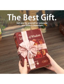 Puzzle in Legno 3D Book Nook Kit - Library of Wisdom - 12