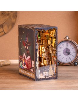 Puzzle in Legno 3D Book Nook Kit - Magic Pharmacist - 4